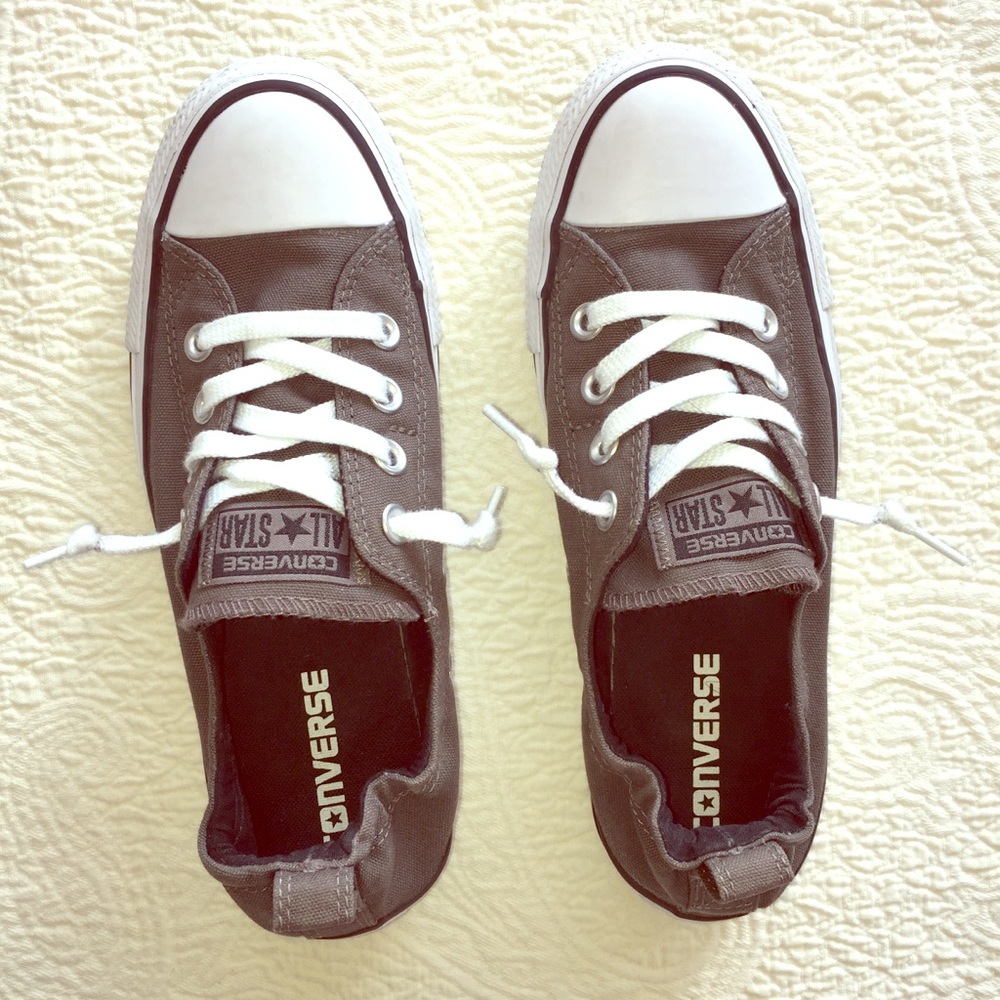 Grey Converse All Star Slip-On